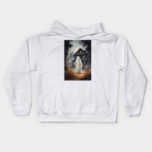 The Ghost of the Haunted House Kids Hoodie